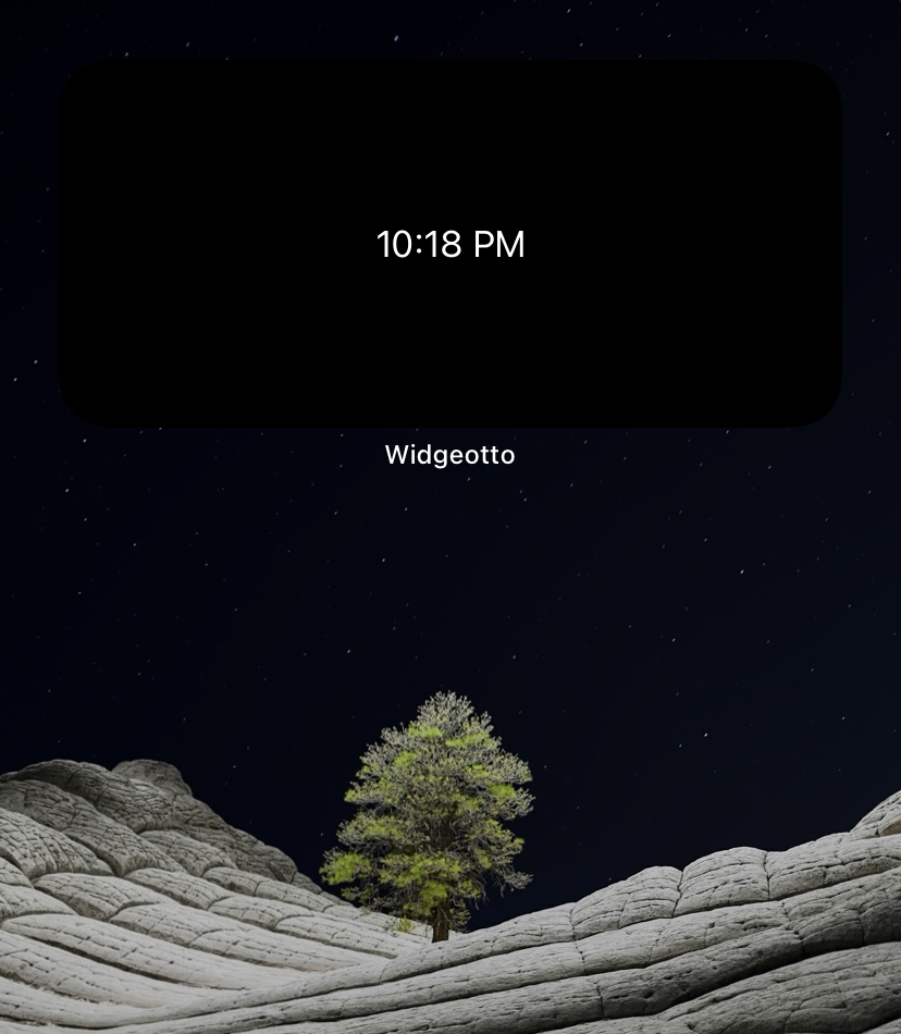 Widgeotto Time Widget